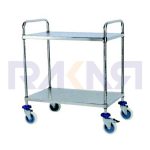 ترولی تمام استیل دو طبقه