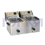 سرخ کن برقی رولر گریل 2 لگن ROLLER GRILL MF 80DR