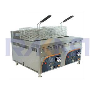 سرخ کن صنعتی گازی انویل 2 لگن 8+8 لیتری ANVIL