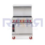 اجاق گاز 6 شعله فردار با shelf عرض 90 سانت امریکن رنج
