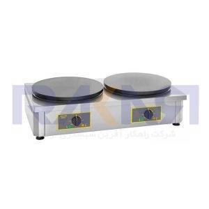Double and professional electric crepe maker – 2 plates of Ø350 mm