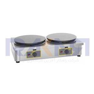 Double and professional gas crepe maker – 2 plates of Ø400 mm