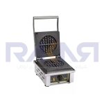 Porfessional electric waffle iron - 1 round mould