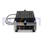 Single 4x5 Liège waffle maker with 180° opening, B/F