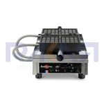 Single 4x6 Fruit waffle maker with 180° opening, B/F