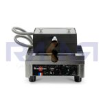 Single 4x7 Brussels waffle maker, 180° opening, BF