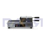 Single Round waffle maker with 180° opening, L/R