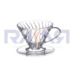 قهوه ساز دریپر V60 هاریو 1 فنجان