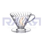 قهوه ساز دریپر V60 هاریو 2 فنجان