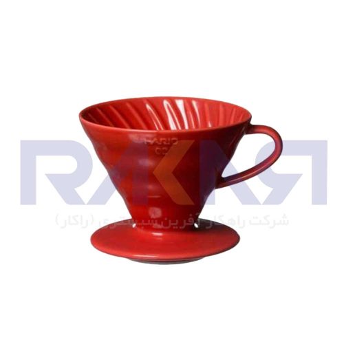 قهوه ساز هاریو V60 قرمز رنگ