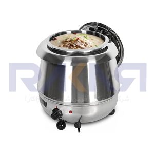 سوپ داغ کن برقی 10 لیتری استیل سوپ داغ کن برقی 10 لیتری استاتیک