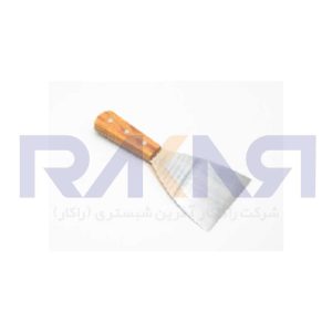 کاردک دسته چوبی لبه کج