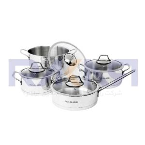 سرويس قابلمه استيل 8 پارچه آكيليس