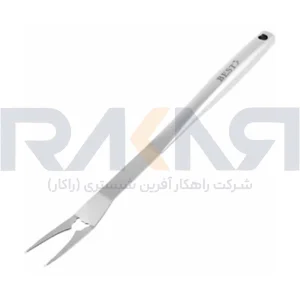 انبر باربیکیو چنگال تمام استیل