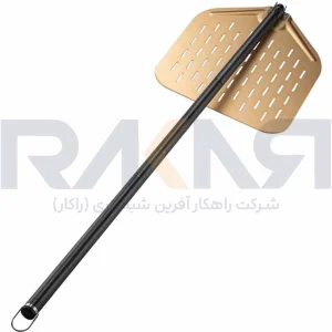 پارو پیتزا پانچ مستطیل 36 دو دسته طلایی