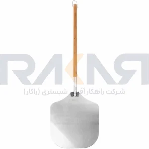 پارو پیتزا مستطیل ۳۰ سانت با دسته چوبی
