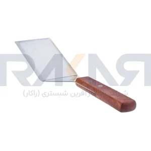 کاردک خم دسته چوبی