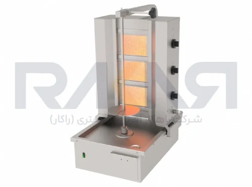 دستگاه دونر کباب گازی شیشه‌ای Atalay
