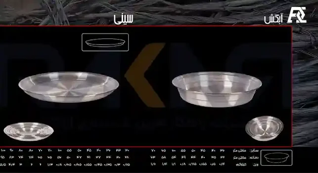 آبکش آلومینیومی صنعتی