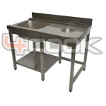 میز ورود سینک دار ماشین ظرف‌شویی 4COOK