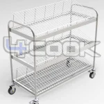 ترولی آبچکان سه طبقه استیل 4COOK