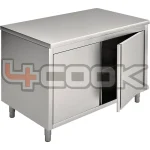 کابینت زمینی استیل درب دار 4COOK
