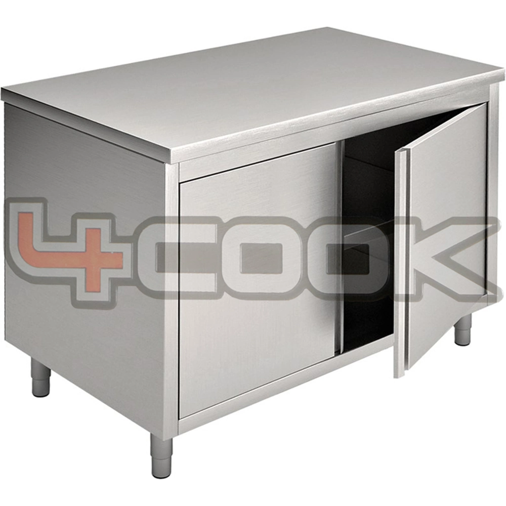 کابینت زمینی استیل درب دار 4COOK
