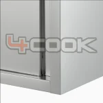 کابینت دیواری بدون درب استیل 4COOK