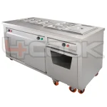 کانتر گرم دو جداره COOK4