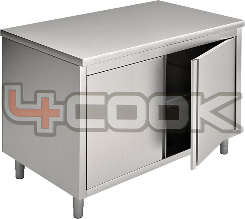 کابینت زمینی استیل درب دار 4COOK