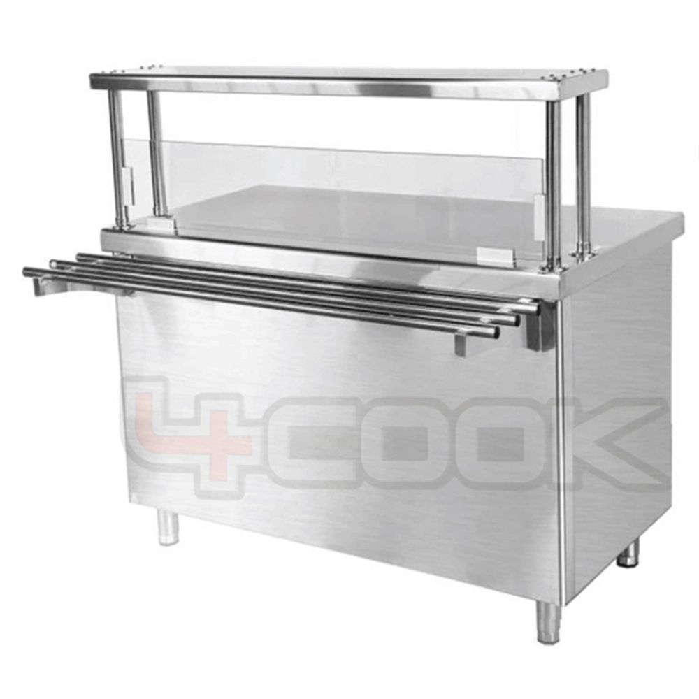 کانتر ساده رویه استیل COOK4