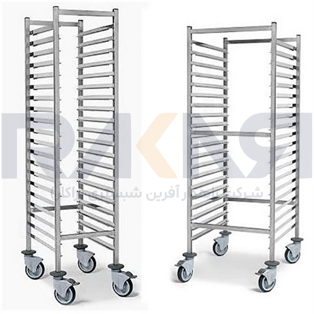 trolley-for-carrying-trays-and-bins (2) ترولی حمل سینی و بنماری