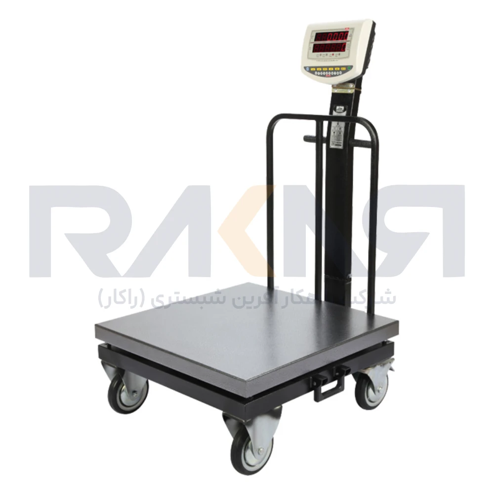 باسکول ۳۰۰ کیلویی چرخ‌دار محک مدل MDS13000