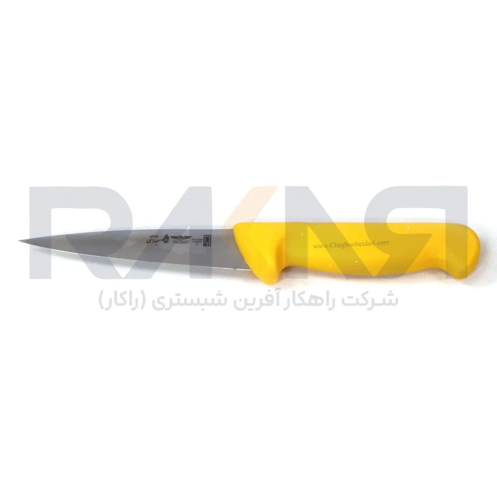German steel Bikhass knife yellow Heydari چاقو بیخصی فولاد آلمان حیدری زرد