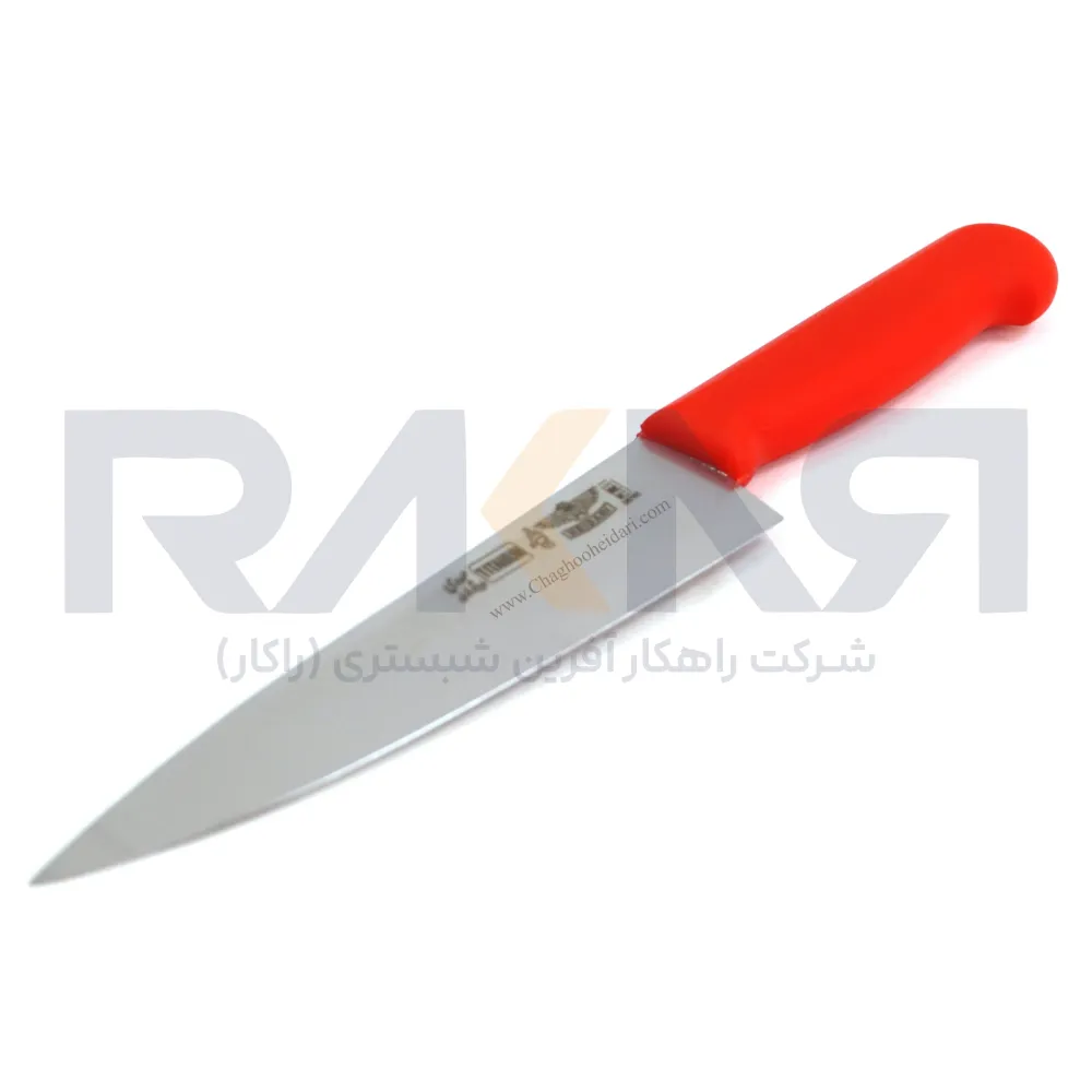 Red Heidari Titanium Straight Knife چاقو راسته ای تیتانیوم حیدری قرمز