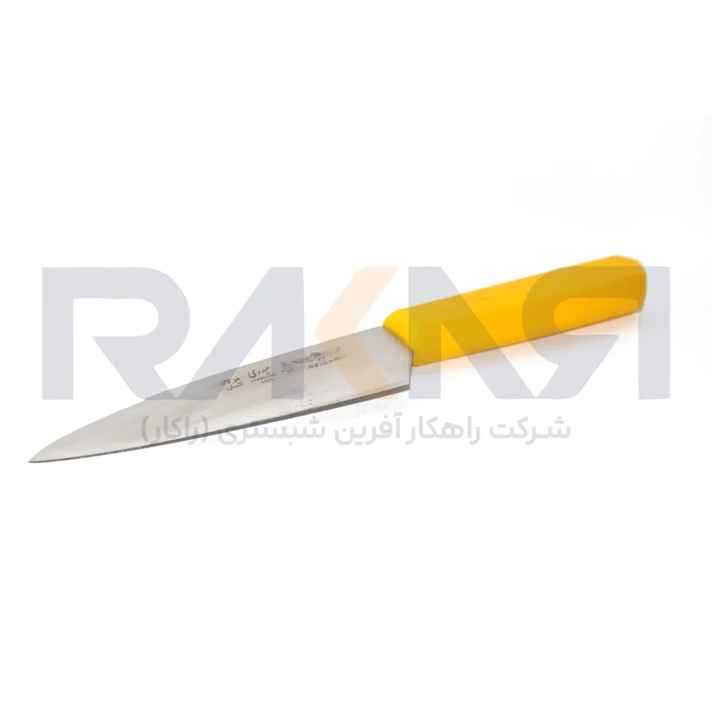 Short straight knife with plastic handle کارد راسته ای کوتاه دسته پلاستیک