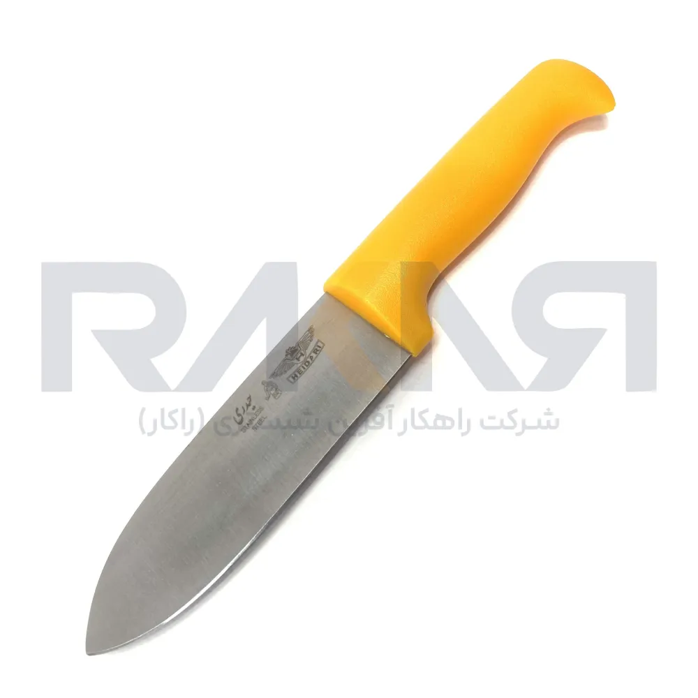 Slaughtering knife with plastic handle single size چاقو سلاخی دسته پلاستیک تک سایز