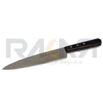 چاقو راسته فولاد آلمان چوب آفریقا سایز 6