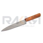 چاقو راسته ای دسته چوب حیدری سایز 3