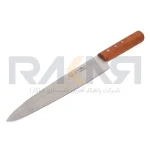 چاقو راسته ای دسته چوب حیدری سایز 6