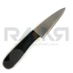 چاقو راسته دسته پلاستیک مشکی