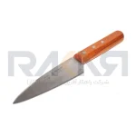 چاقو راسته ای دسته چوب حیدری سایز 1