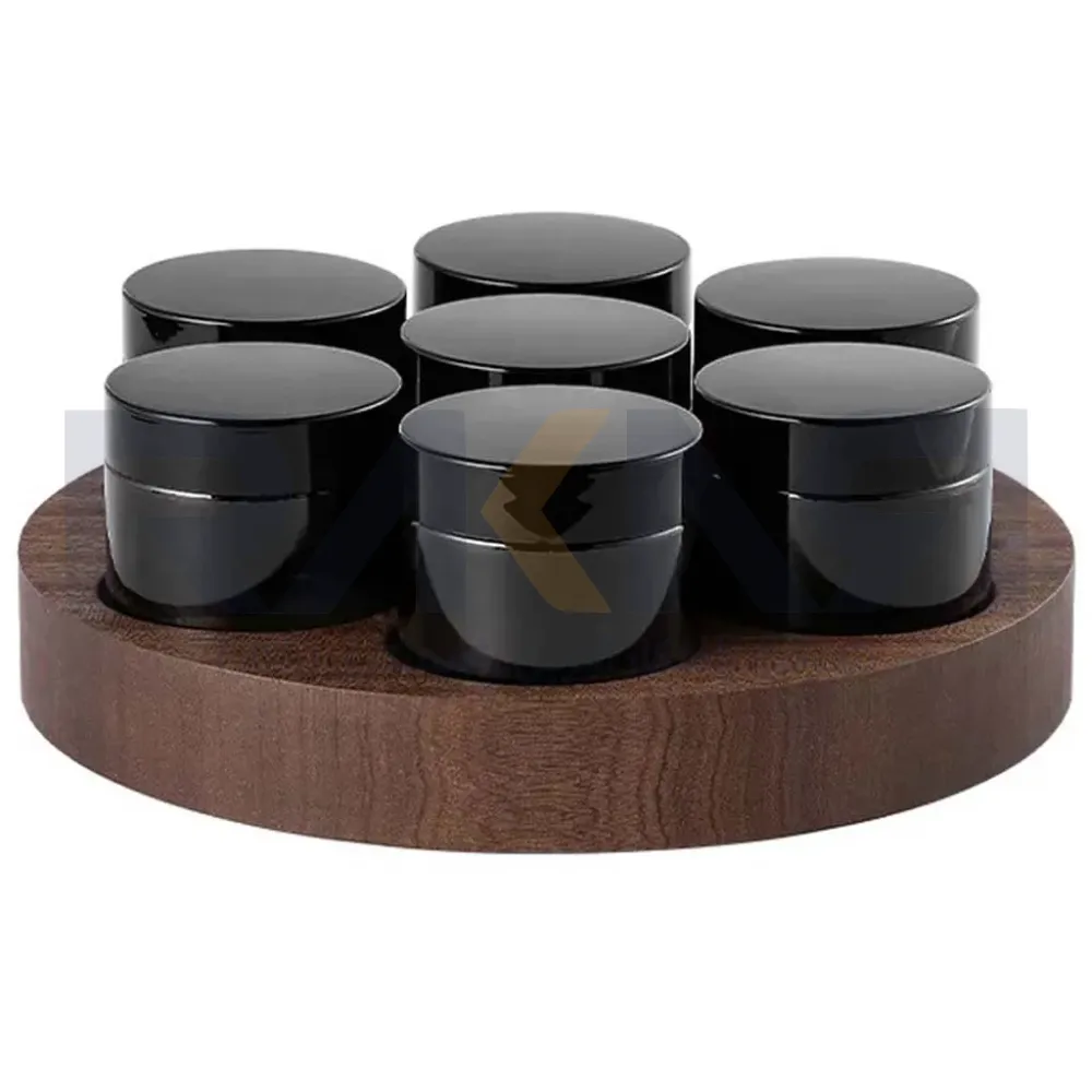 Bomber 7-piece coffee storage container glass model ظرف نگهداری قهوه 7 تکه بمبر مدل شیشه ای