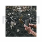 ظرف درب دار استیل قهوه