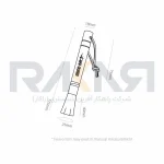 براش استوانه ای دسته چوبی