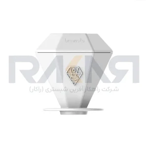 دریپر قهوه سرامیکی برویستا طرح الماس