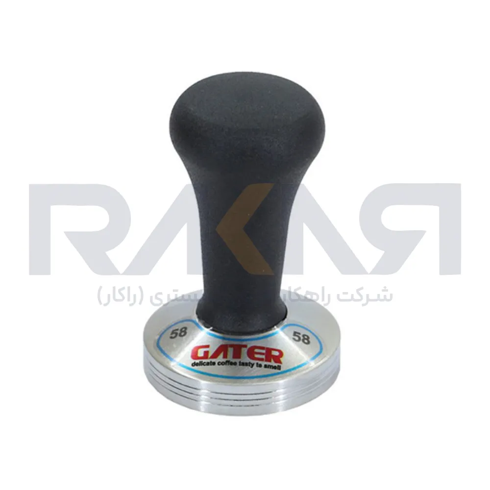 Coffee tamper plastic handle size 58 getter تمپر قهوه دسته پلاستیکی گتر سایز 58