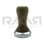 تمپر قهوه دسته چوبی سایز 58