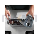 استند پرتافیلتر فلزی با رویه اکرلیک و ناک باکس توکار