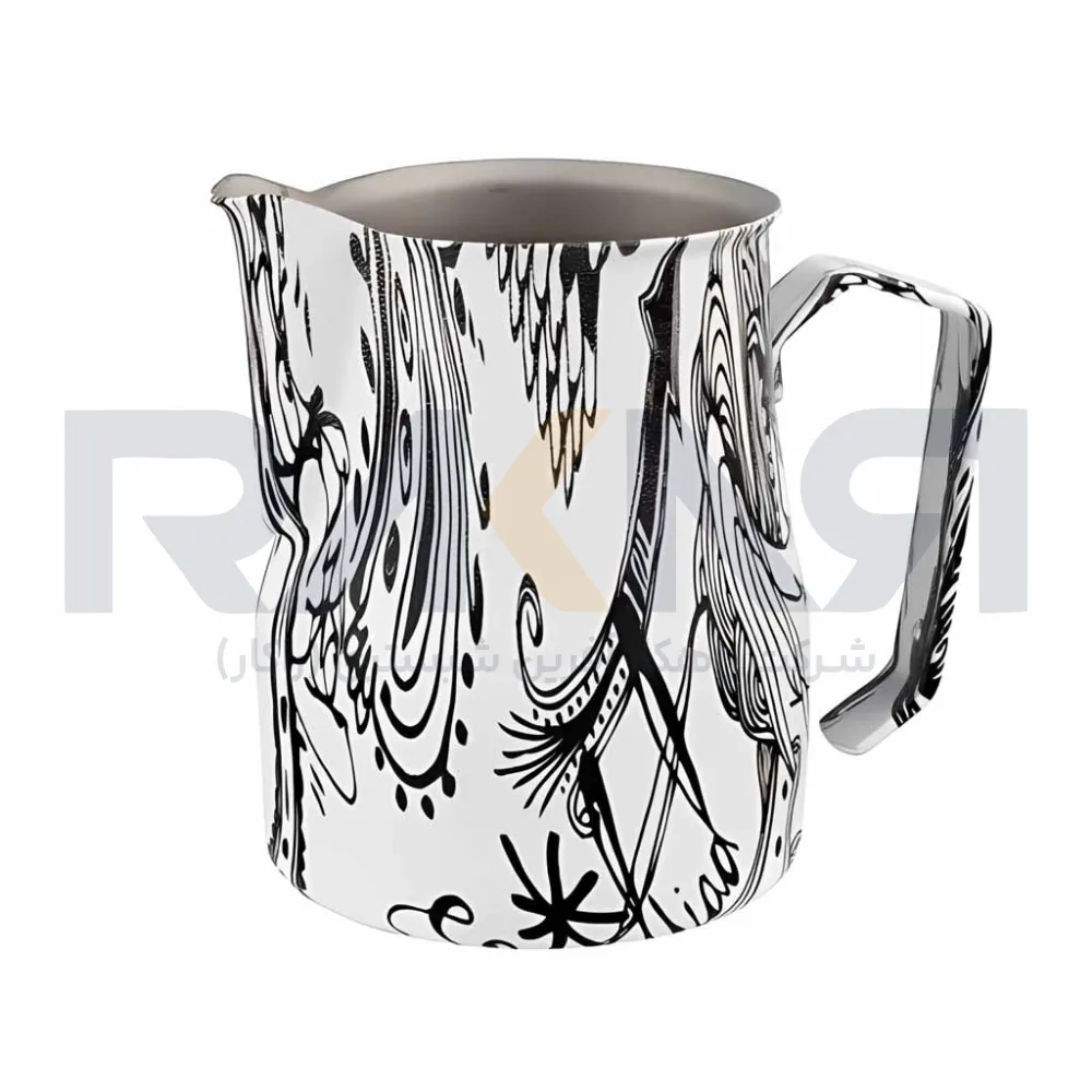 Motta black and white handle pitcher پیچر دسته دار سفید مشکی Motta